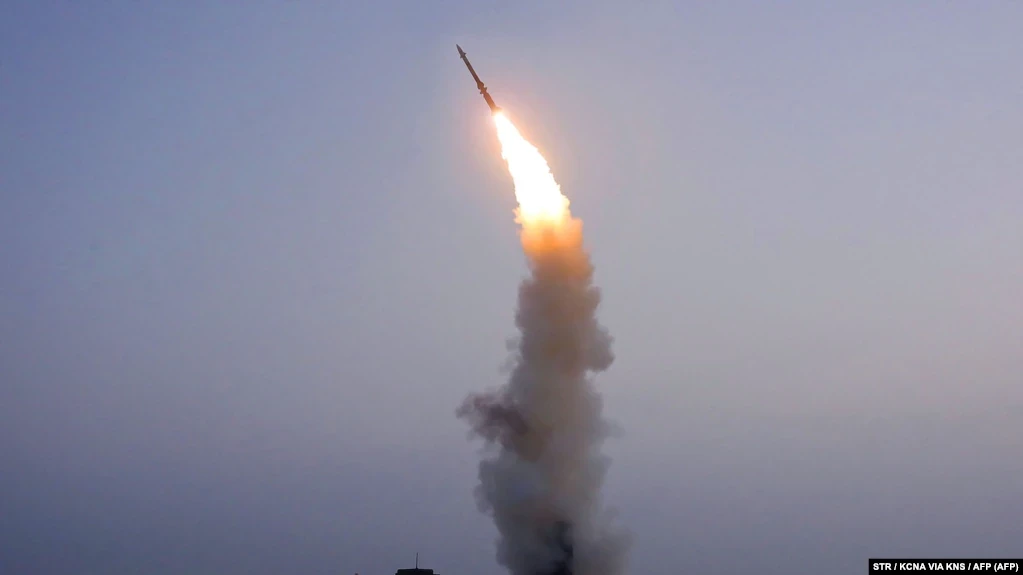 آزمایش یک موشک ضدهوایی جدید توسط کره شمالی