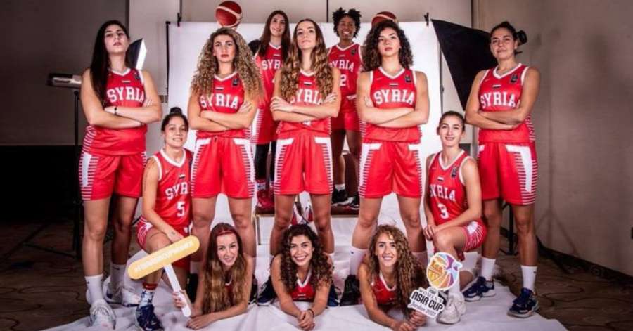 انتشار تصاویر تیم بسکتبال زنان سوریه و لبنان جنجال برانگیخت