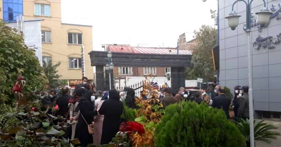 تجمع اعتراضی گسترده معلمان در شهرهای آذربایجان‌جنوبی و ایران
