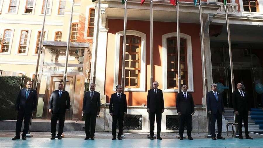 اردوغان ساختمان شورای ترک در استانبول را افتتاح کرد