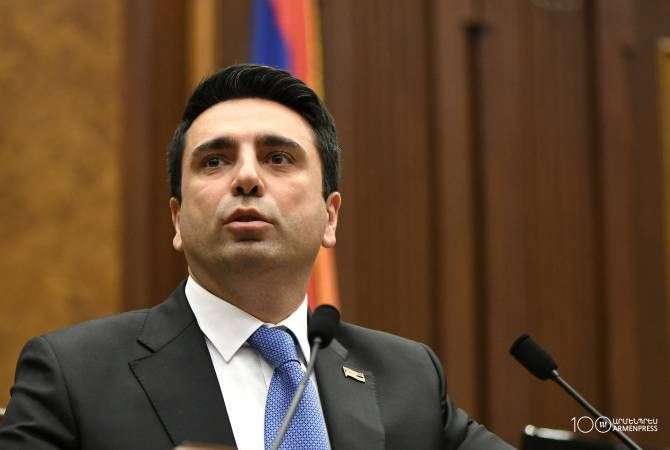 توئیت رئیس پارلمان ارمنستان علیه آذربایجان به زبان فارسی