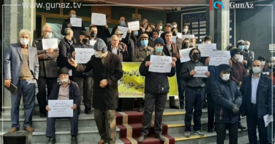 تجمعات اعتراضی معلمان در شهرهای آذربایجان‌جنوبی - ویدئو