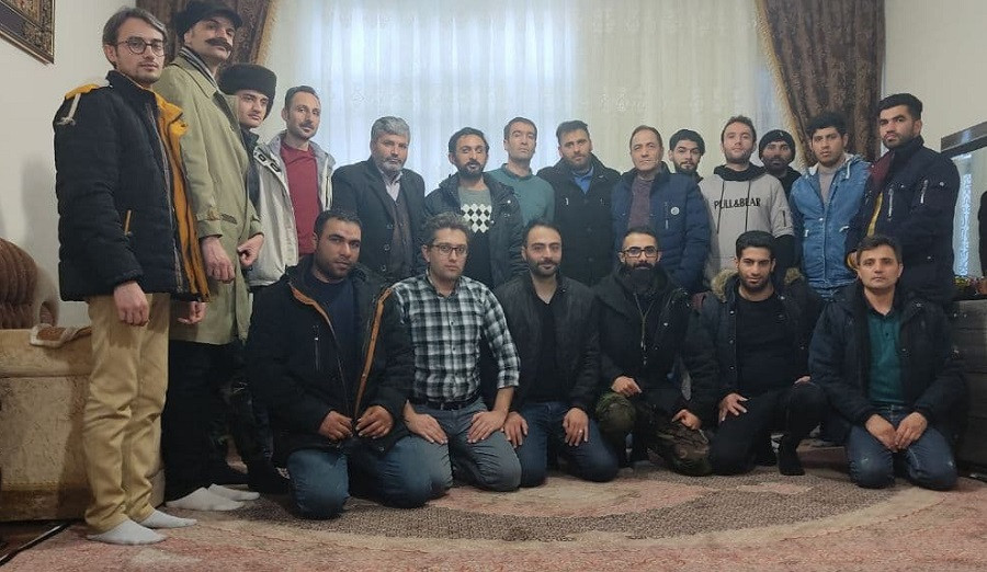 دیدار جمعی از فعالین ملی مدنی شهر اردبیل با افشار محب
