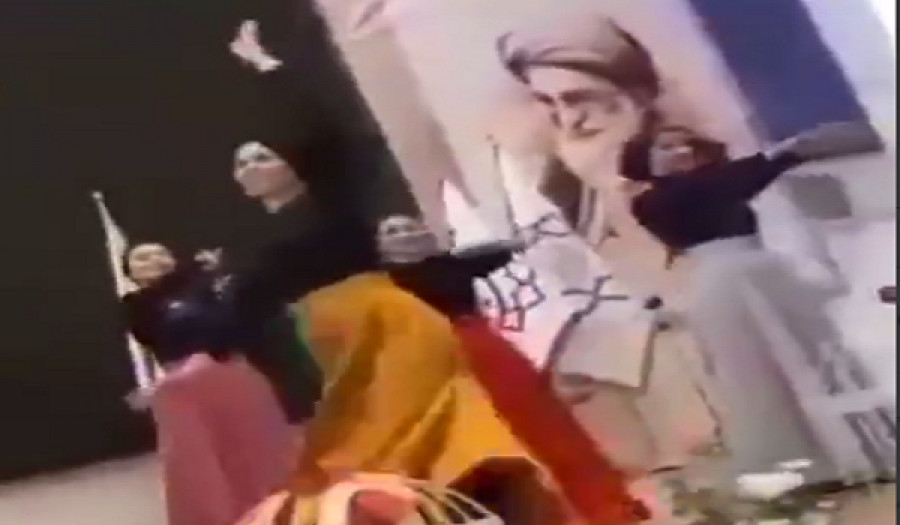 آواز دختر آذربایجانی ممنوع، رقص فارسی دختران آزاد + ویدئو