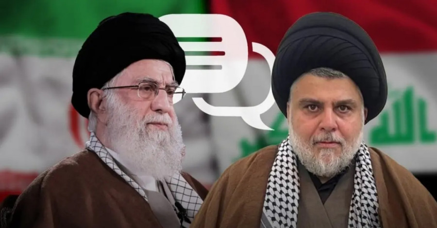 چفیه‌ مقتدی صدر در دیدار با اسماعیل قاآنی خبرساز شد