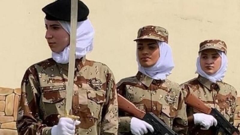 زنان کویتی می‌توانند به ارتش بپیوندند، اما حق حمل سلاح ندارند