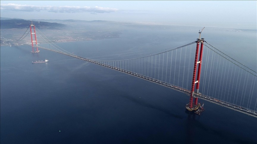طولانی‌ترین پل معلق جهان هفته آینده در ترکیه افتتاح می شود