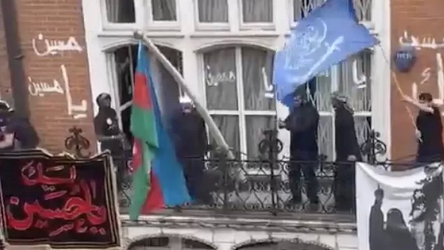 حمله عوامل تروریستی ایران به سفارت آذربایجان در لندن