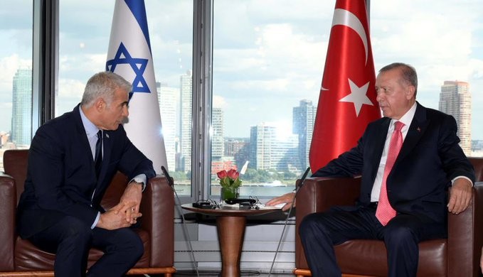 موضوع ایران در اولین دیدار اردوغان و لاپید مطرح شد
