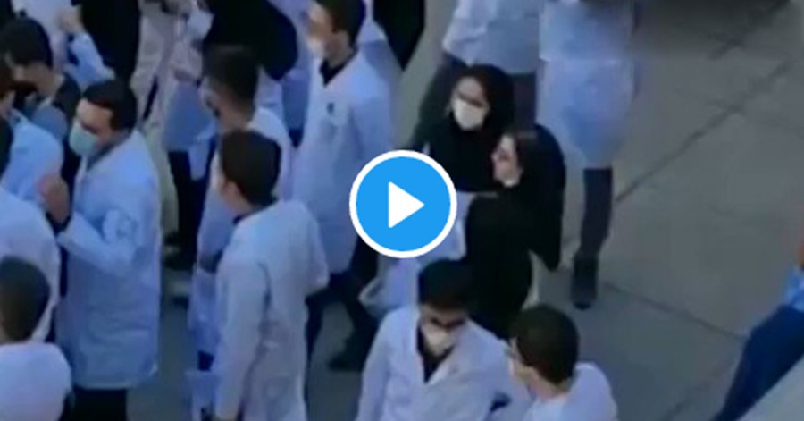 اعتراض دانشجویان در تبریز آغاز شد - ویدئو