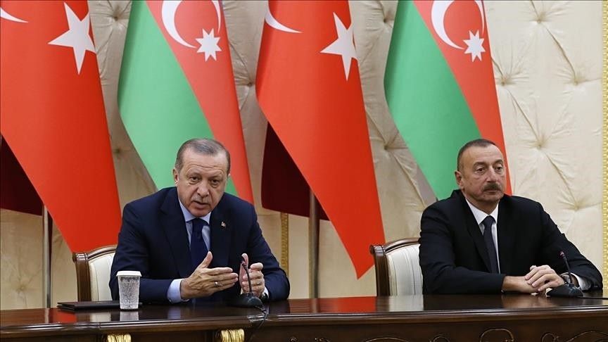 تاکید اردوغان بر توسعه همکاری و حمایت از آذربایجان