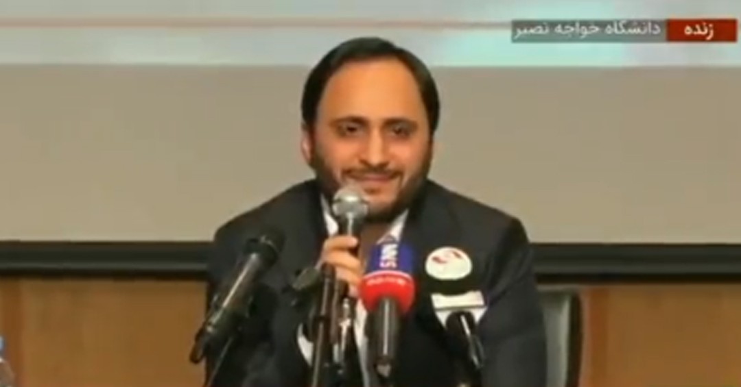 شعار «مهمان قاتل نمی خواهیم» دانشجویان به سخنگوی دولت رئیسی - ویدئو