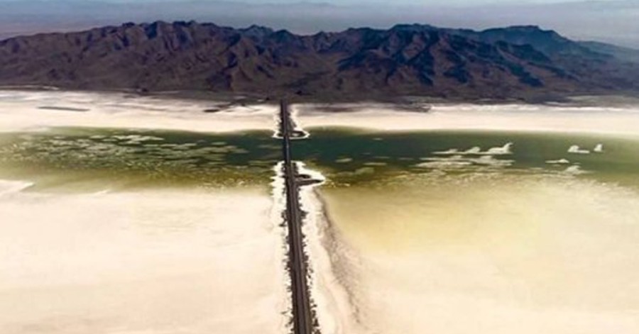 تصاویری از آخرین وضعیت دریاچه‌ ارومیه