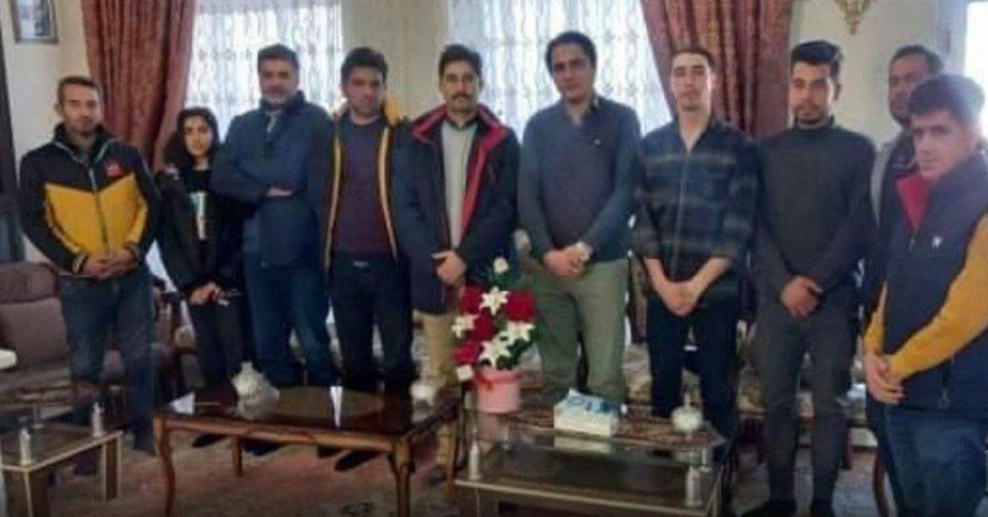 دیدار جمعی از فعالین ملی آذربایجان با اکبر نعیمی در خوی