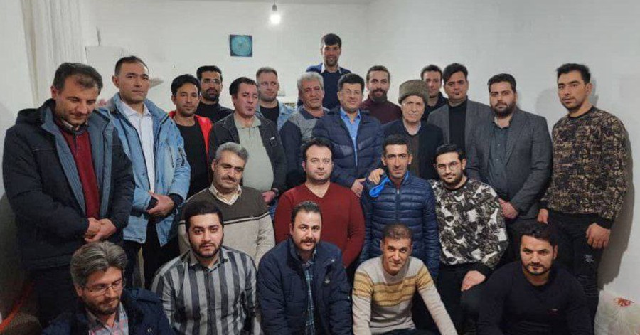 دیدار جمعی از فعالین ملی آذربایجان با علیرضا فرشی در شبستر