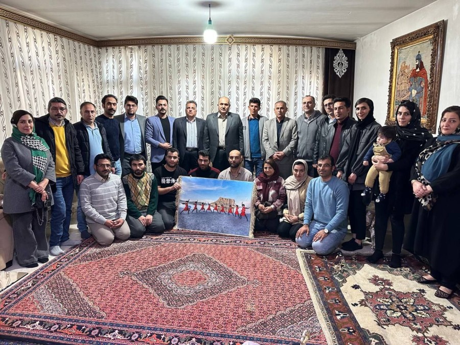 تداوم دیدار فعالین حرکت ملی آذربایجان با عباس لسانی پس از آزادی