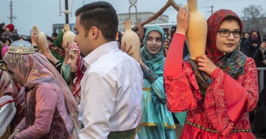 ایلین سون چرشنبه‌سی/ اود بایرامی در آذربایجان؛ از رقص دختران تا سردادن شعارهای ملی
