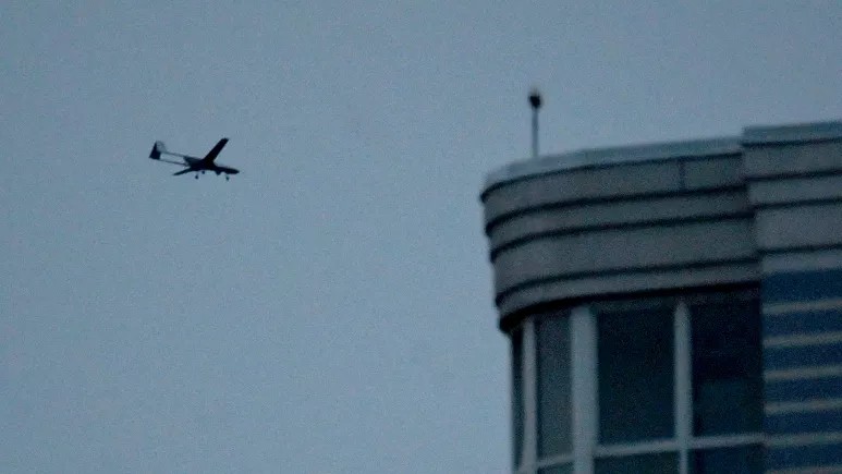 اوکراین یک پهپاد خودی را بر فراز کی‌یف سرنگون کردند 