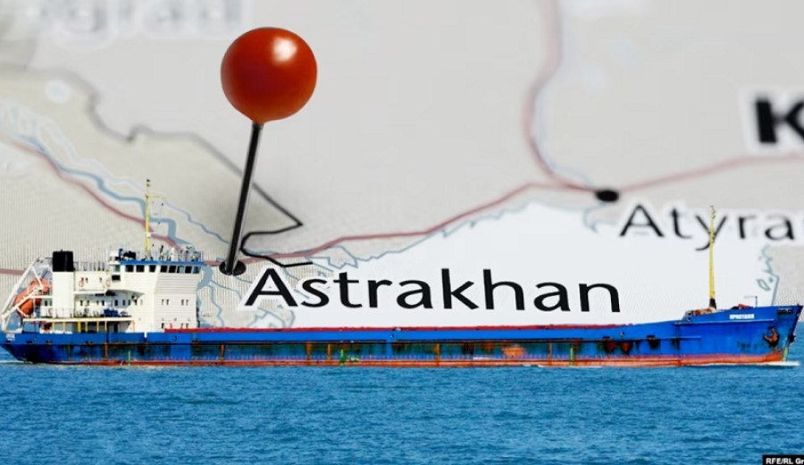 سی‌ان‌ان: تردد کشتی‌هایی که احتمالاً حامل تسلیحات مورد نیاز روسیه از ایران هستند در دریای خزر افزایش یافته است