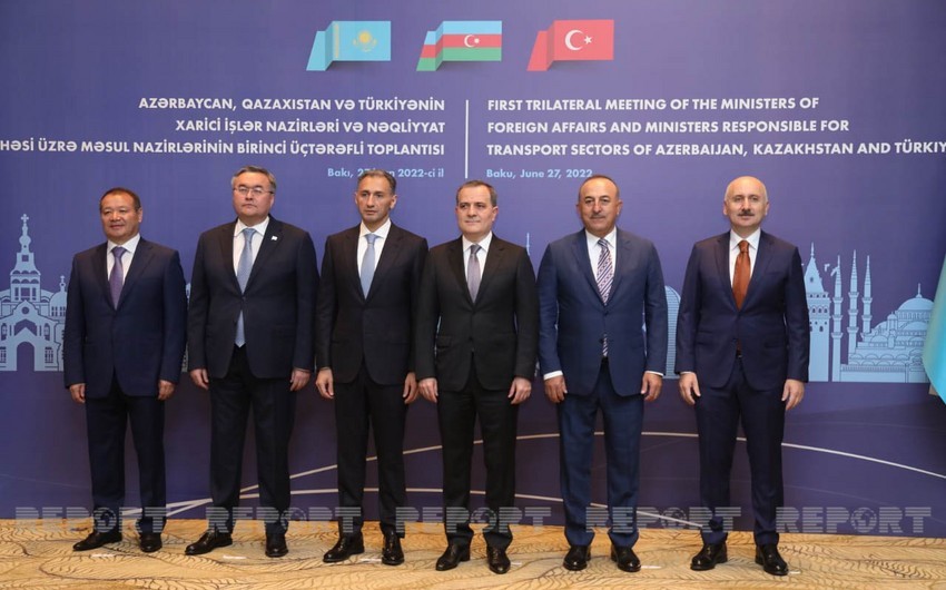 Bakıda Azərbaycan, Türkiyə və Qazaxıstan nazirlərinin I üçtərəfli toplantısı keçirilir