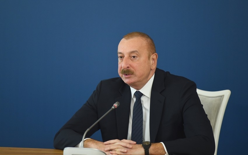 "Birləşmiş Ştatlarla bizim çox geniş və mühüm ikitərəfli gündəliyimiz var"-İlham Əliyev