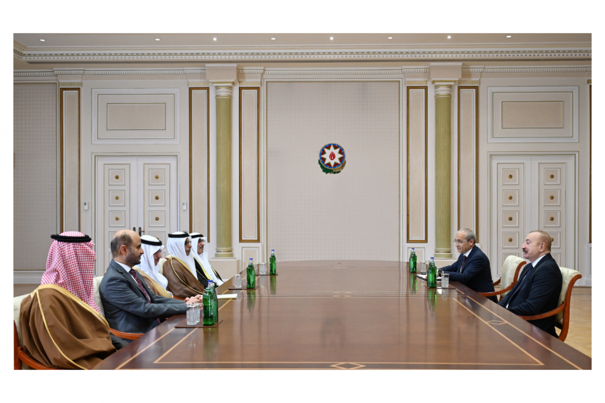 Prezident Ərəb Koordinasiya Qrupuna daxil olan üzv qurumların rəhbər şəxslərini qəbul edib