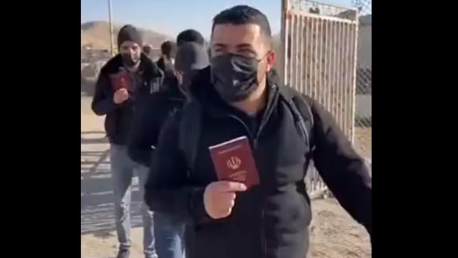 Sepah üzvləri Əfqanıstan sərhədindən qaçırlar (Video)