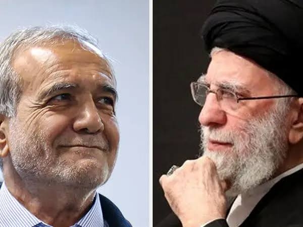 علی خامنه‌ای حکم ریاست جمهوری مسعود پزشکیان را داد