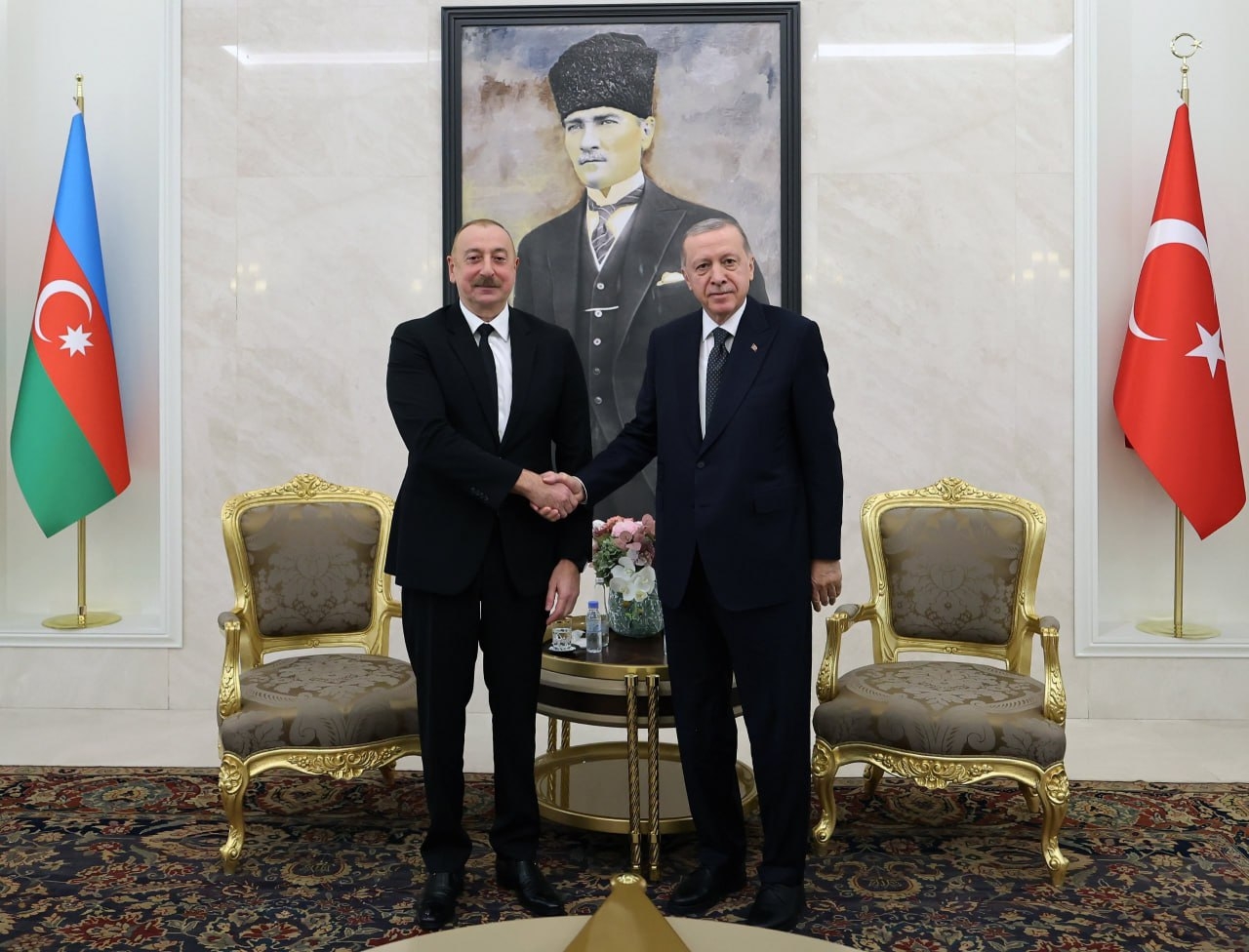 دیدار پرزیدنت علی اف با اردوغان در آنکارا