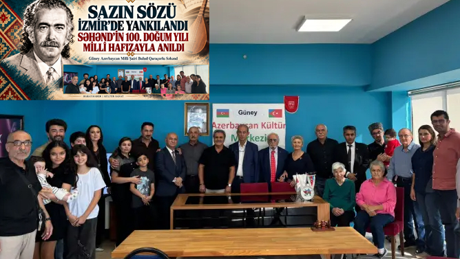 Güney Azərbaycanın milli şairi Bulud Qaraçorlu Səhəndin anadan olmasının 100-cü ildönümü İzmirdə qeyd olundu
