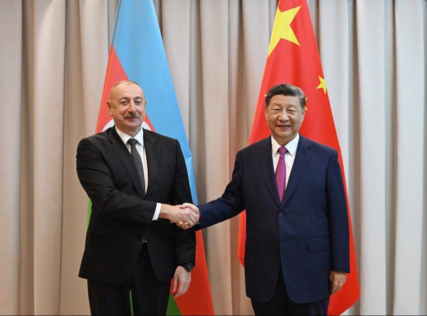 روسای جمهور آذربایجان و چین در آستانه دیدار کردند
