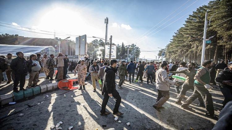 دو بمب‌گذاری در مراسم چهارمین سالگرد قاسم سلیمانی در کرمان؛ 103 کشته و 211 زخمی