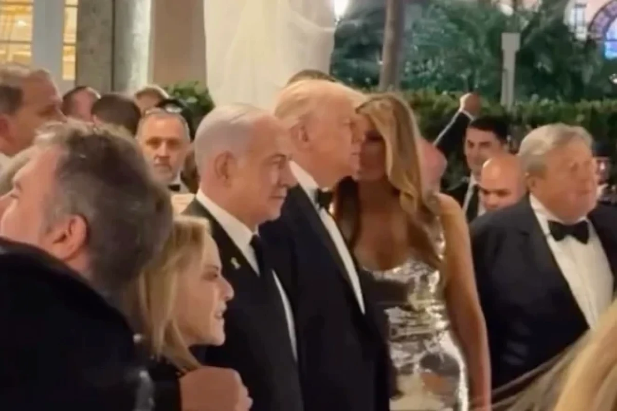 Netanyahu 2026-cı ili Tramp ilə birlikdə qarşılayıb