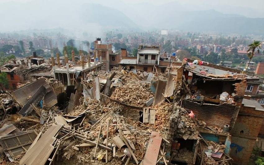 Nepalda zəlzələ nəticəsində azı 128 nəfər ölüb