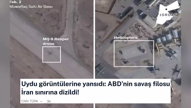 Peyk görüntüləri ABŞ-ın döyüş donanmasının İran sərhədlərinə yaxınlaşdığını göstərir — Müharibə başlayırmı?