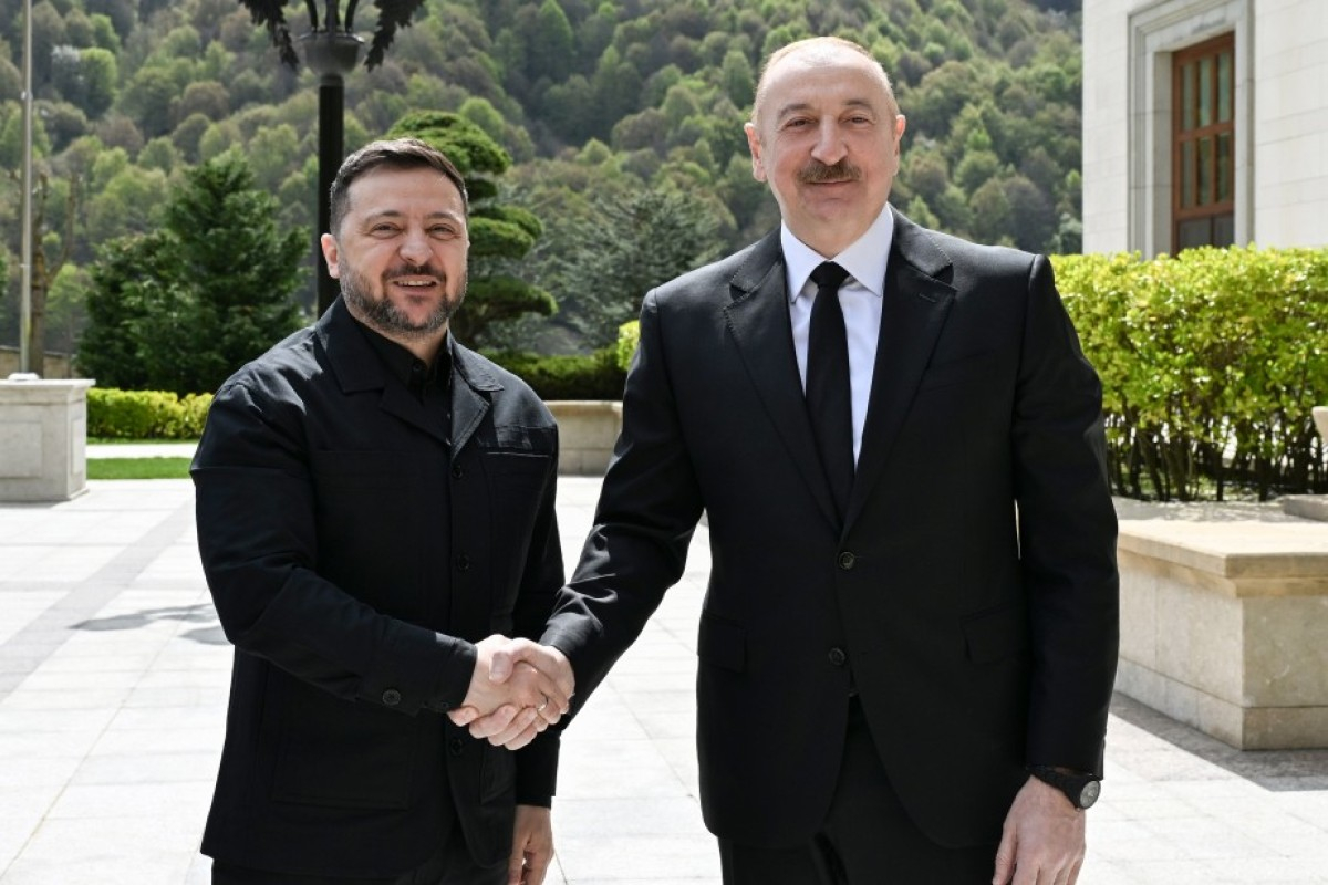 Ukrayna Prezidenti Volodimir Zelenski Azərbaycanda işgüzar səfərdədir.