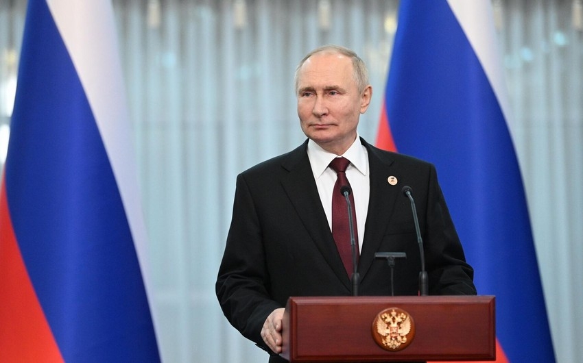 Putin: Avrasiya qitəsini sülh və sabitlik məkanına çevirmək vacibdir