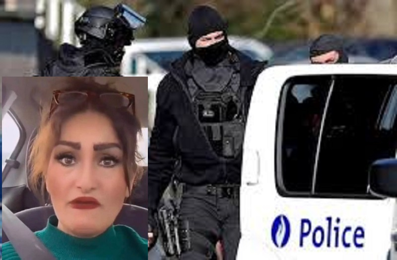 Təhdid mesajları yayan iranlı qadın Belçikada həbs edilib