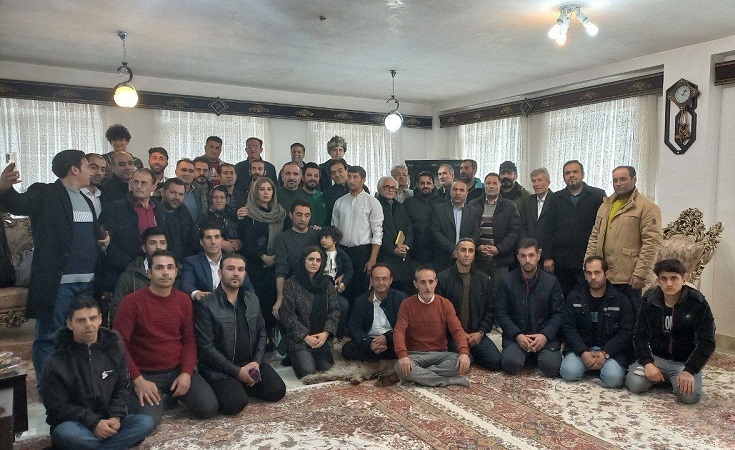 دیدار فعالین حرکت ملی آذربایجان با علی بابایی در شهرستان قوشاچای (میاندواب)