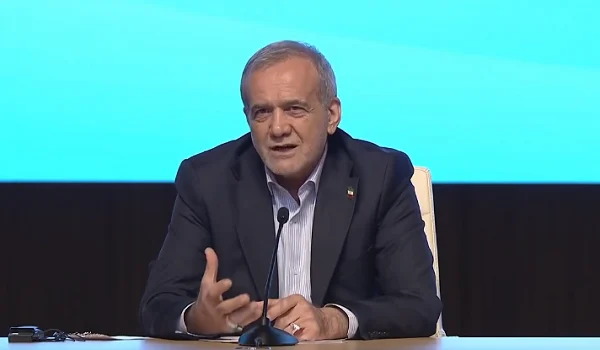 تلویزیون دولتی ایران سخنرانی پزشکیان را قطع کرد