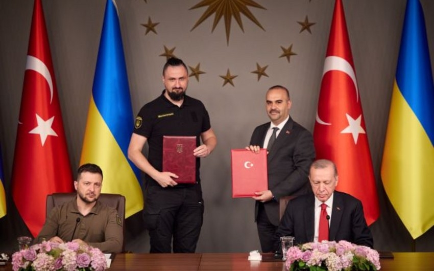 Ukrayna ilə Türkiyə arasında hərbi anlaşma-Sənədlər imzalandı