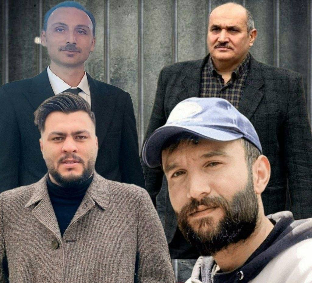 ۴۰سال محکومیت حبس تعزیری برای ۴فعال حرکت ملی آذربایجان؛ عباس لسانی، علی خیرجو، یوسف کاری و بهزاد دشتی به حبس محکوم شدند
