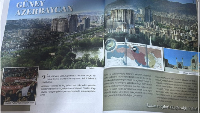 “Güney Azərbaycan” Türkiyənin yeni dərsliklərində: Təbriz bu diyarın ürəyi kimi təqdim olunur