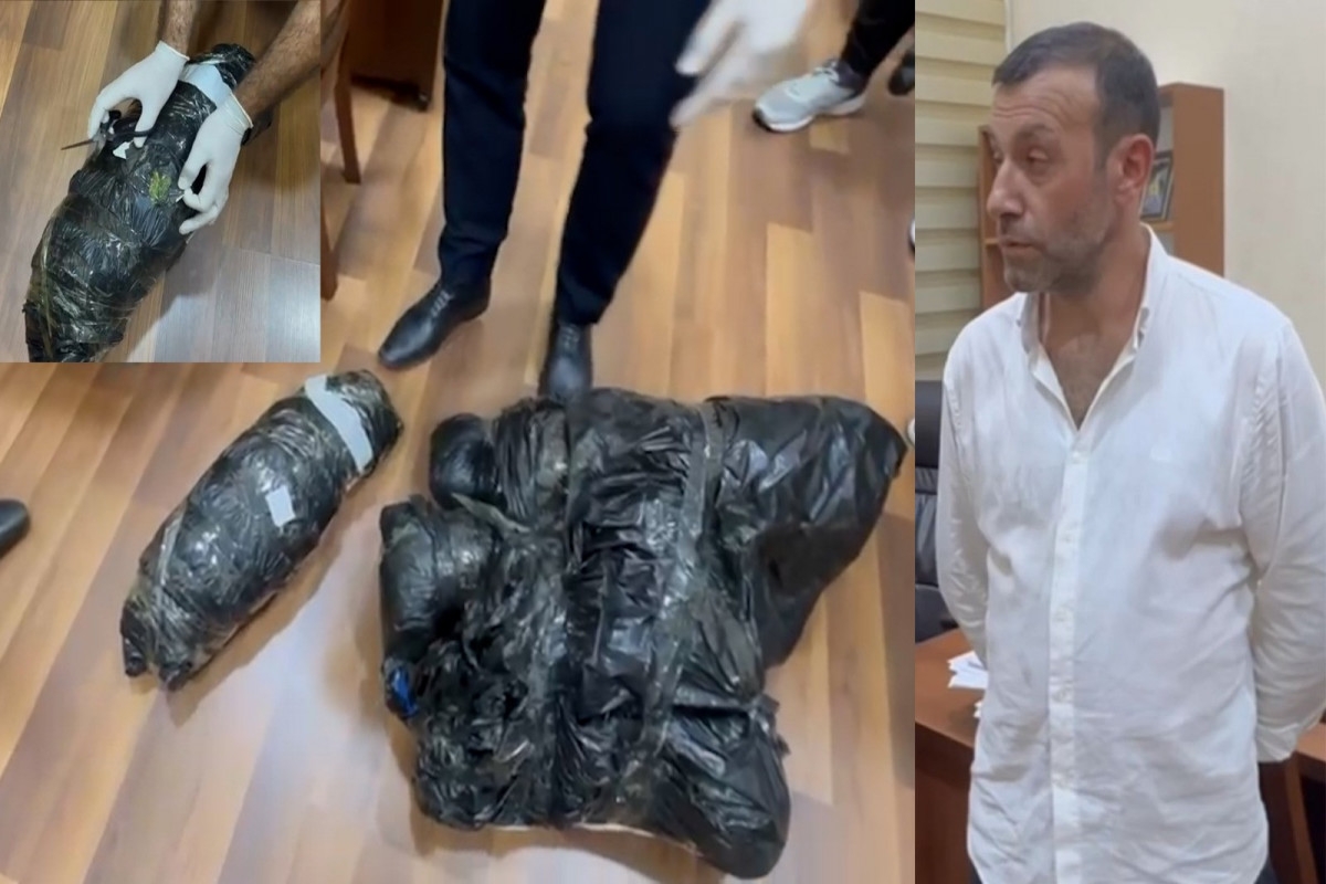 Bakıda narkokuryerdə  İrandan gələn 10 kq marixuana aşkarlanıb