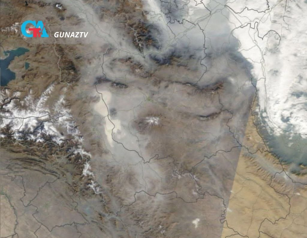 NASA Urmu gölünün yeni peyk görüntüsünü yayıb