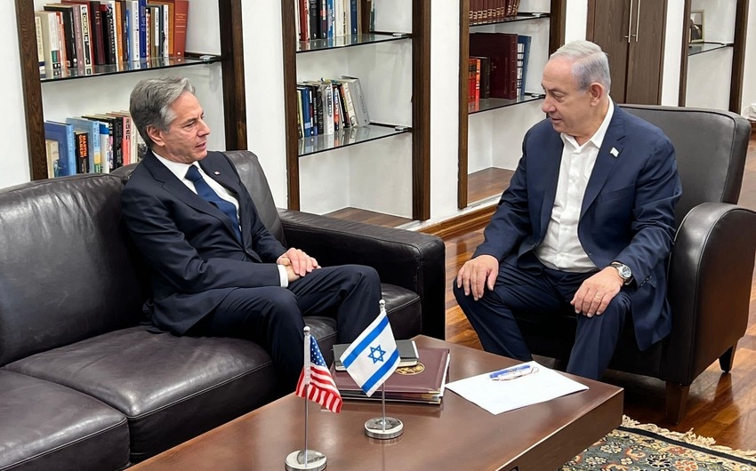 Blinken Netanyahu ilə görüşüb