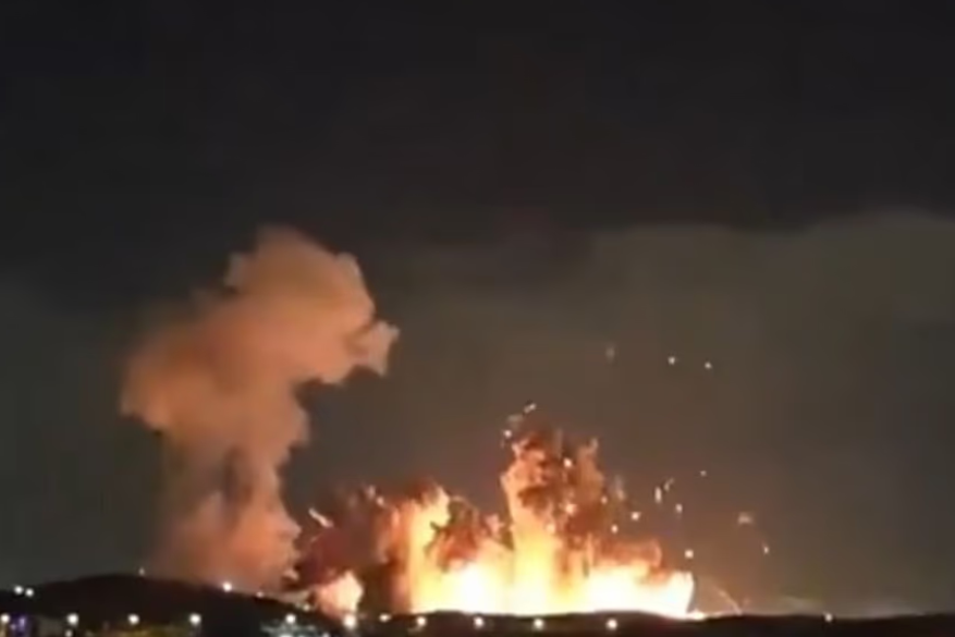 حملات سنگین آمریکا به اصفهان با بمب سنگرشکن؛ ترامپ ویدیوی انفجارها در اصفهان را بازنشر کرد