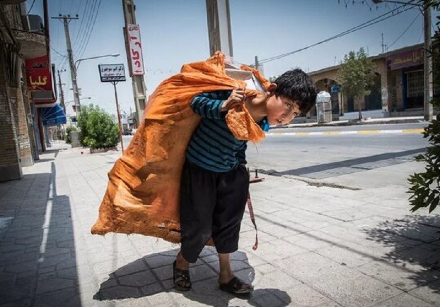 Millions of children are involved in forced labor in Iran