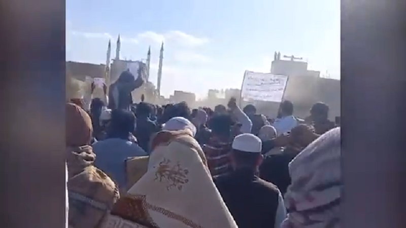 Zahidanda etiraz aksiyası keçirilib