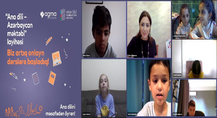 طرح کلاس آنلاین «زبان مادری - مدرسه آذربایجان» آغاز شد